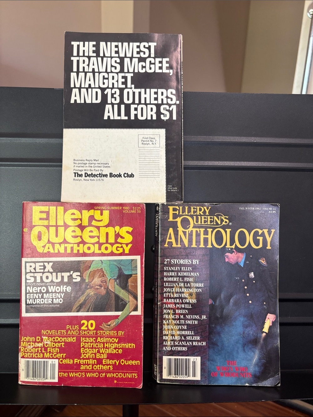 📚3 Book Bundle Vintage Ellery Queen Mystery Magazine - Picture 2 of 8